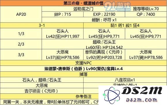 fgo监狱塔敌方配置_fgo国服监狱塔全关卡敌方配置