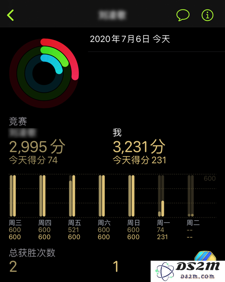 如何与好友开启 Apple Watch 健身竞赛？