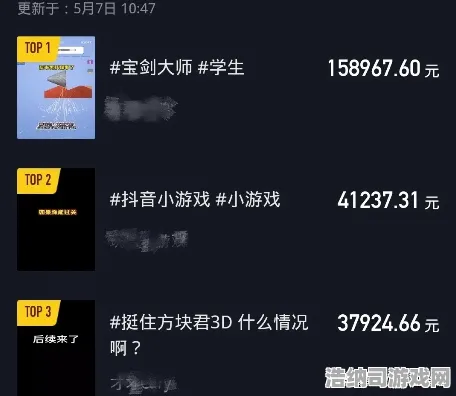 抖音热销手游秘笈▶攻略v0425全新玩法，0氪玩家轻松崛起统治全服！