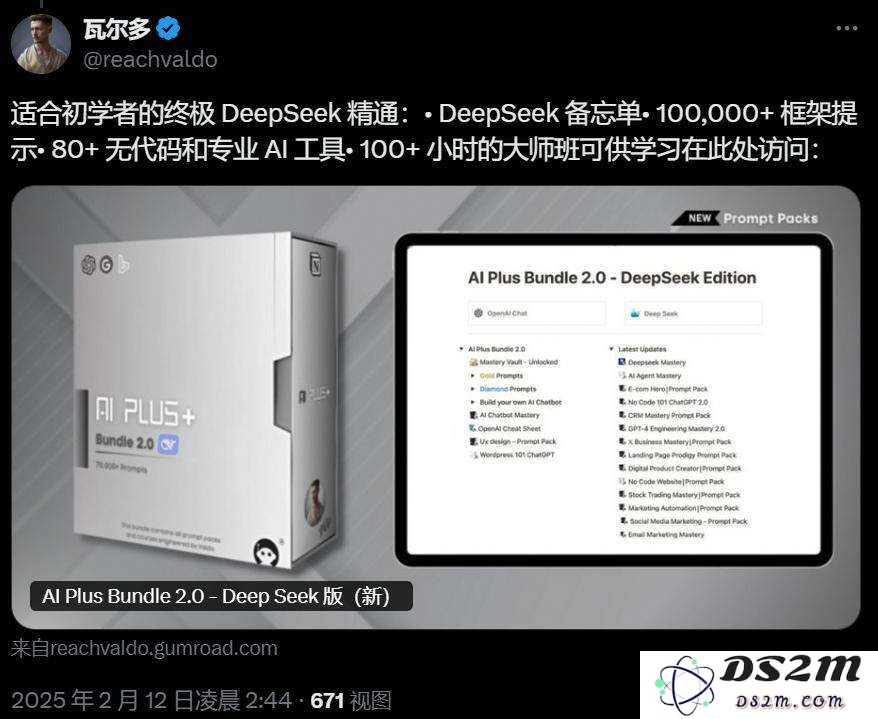 席卷外网，99美元的DeepSeek教程，“收割”老外
