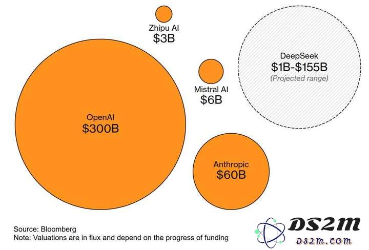 DeepSeek被曝估值1500亿达OpenAI一半？巴黎地铁70岁老人都在聊