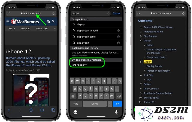 在 iPhone 和 iPad 的 Safari 浏览器中如何准确地查找特定文本内容的方法与技巧
