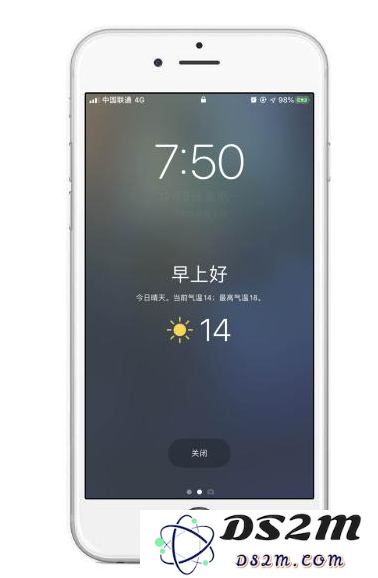 iPhone 如何设置锁屏显示天气？