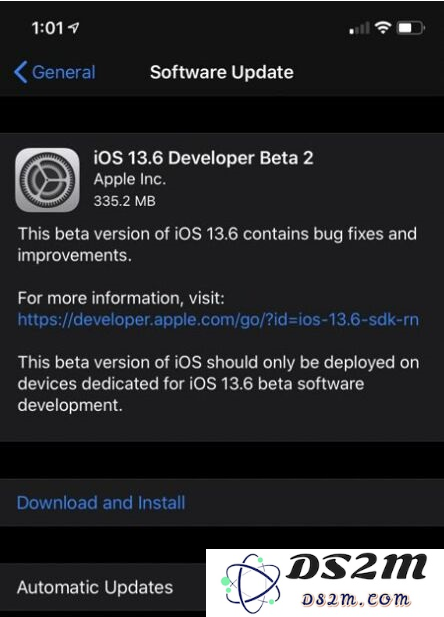 iOS 13.6 Beta 2更新内容及升级方法