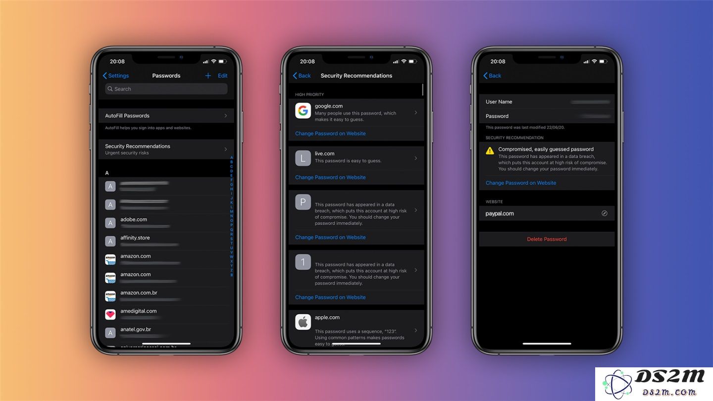iOS 14 钥匙串功能升级，智能化自动检测密码安全性为用户提供更强保护