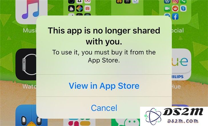 iOS 13.5 更新后遇到“此应用程序不再与您共享”的提示该如何处理？