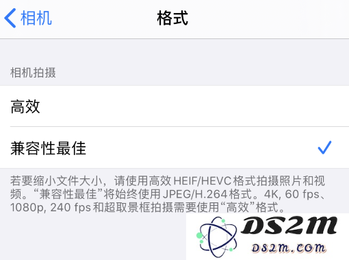 如何更改 iPhone 照片格式？