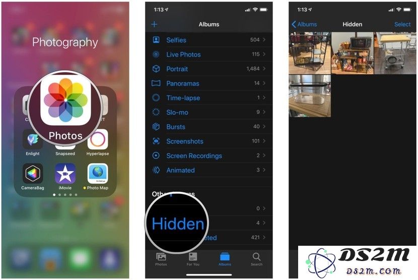 如何在 iPhone 的「照片」应用中隐藏照片和视频？