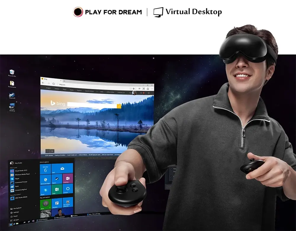 Play For Dream MR 全新推出 Virtual Desktop，提升无线 PC VR 体验的全新篇章即将开启