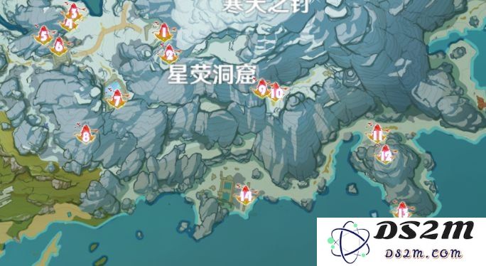 2022原神绯红玉髓位置