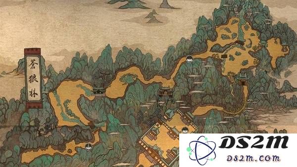 《黑神话悟空》苍狼林官方地图分享：探索神秘之林，揭示隐藏的宝藏与挑战