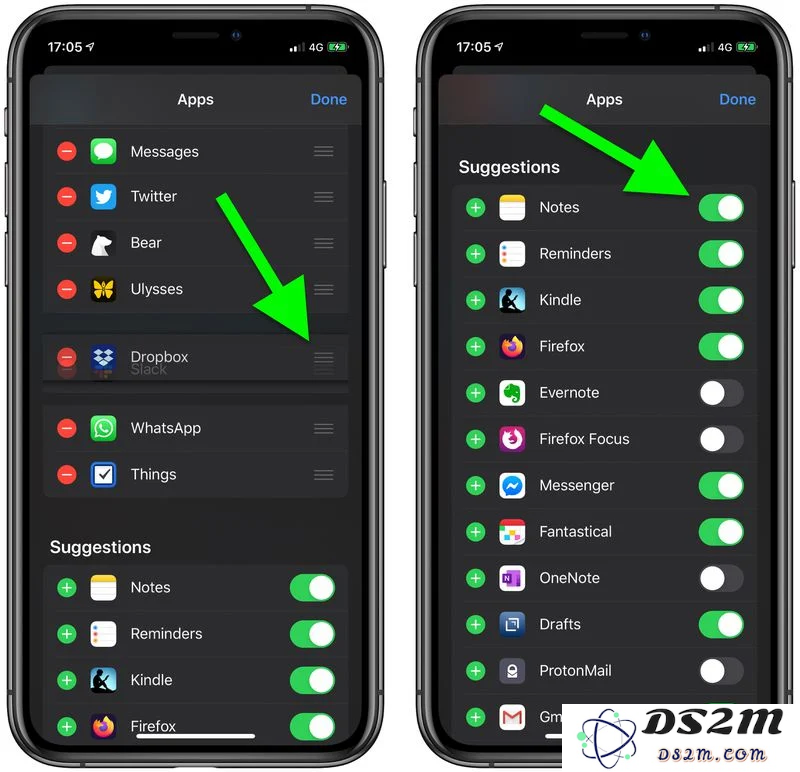 如何自定义 iPhone  的共享菜单？