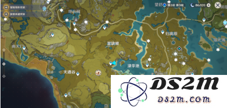 如何在原神游戏中找到渌华池的藏宝地点及其周边探索指南