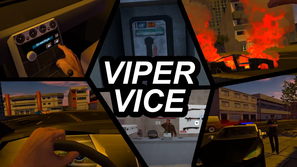 《Viper Vice》：在Quest平台推出的全新开放世界VR游戏，续写《侠盗猎车手》系列的辉煌传奇