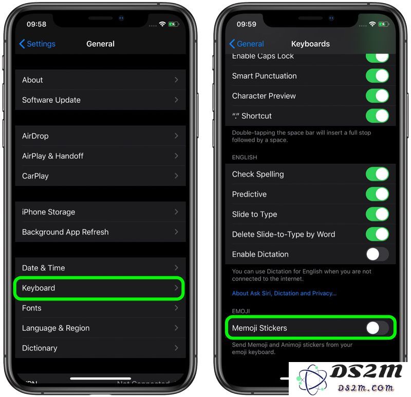 如何从 iOS 的表情符号键盘中删除「拟我表情贴纸」？