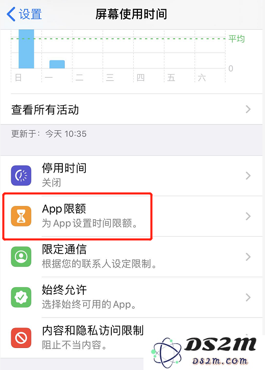 在 iOS 13 中如何为应用程序设定每日使用时长限制并有效管理时间？