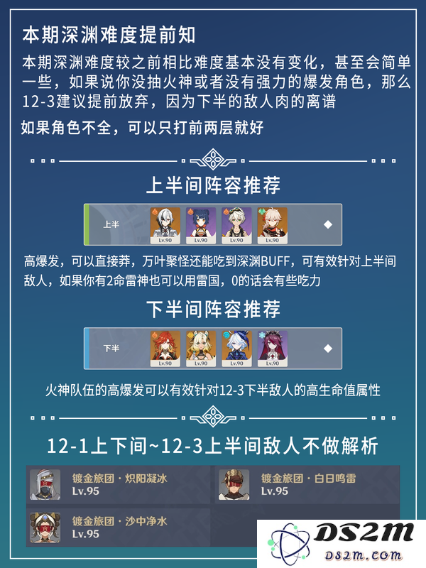 【V5.4】深渊12层平民满星攻略（这期无机制，可直接莽）：轻松搞定，成为大神？ 必看技巧大揭秘