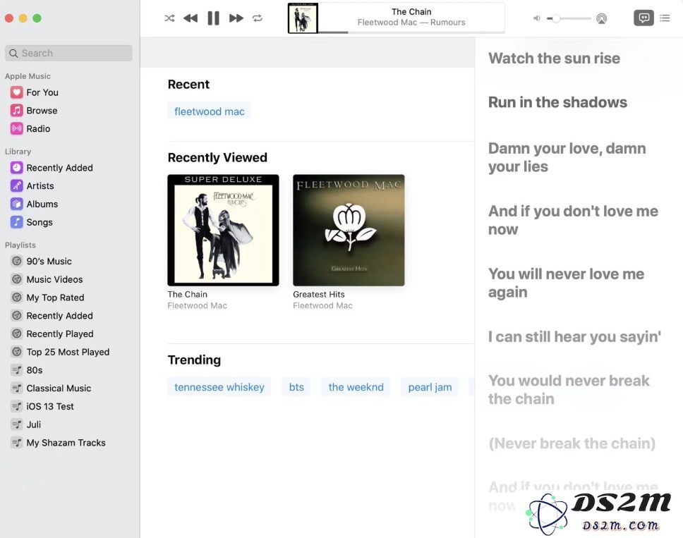 macOS 10.15.4 Beta 2 更新亮点：Apple Music 终于加入实时歌词功能让你随时享受音乐的乐趣
