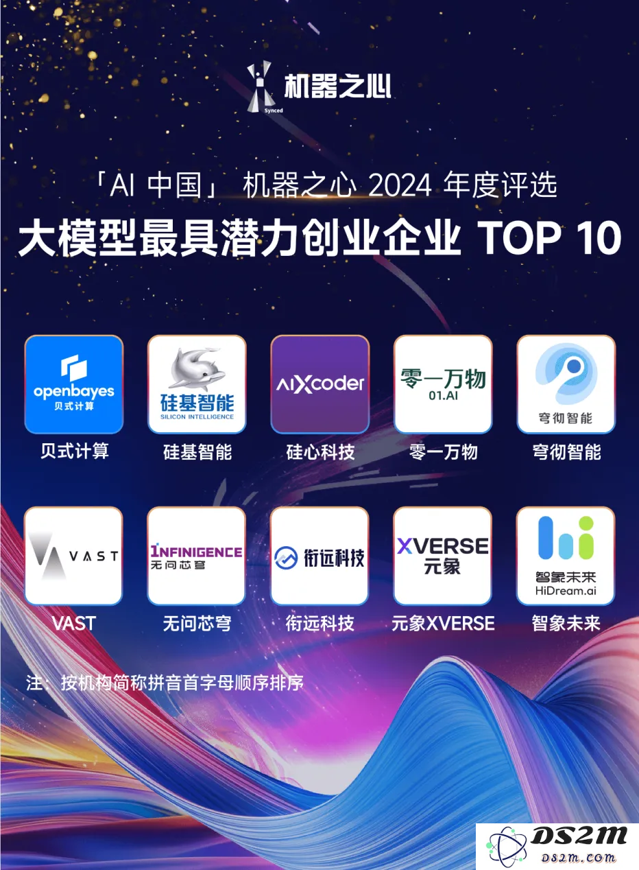 多模态模型已经深入多个行业，OpenBayes贝式计算荣膺「大模型最具潜力创业企业 TOP 10」荣誉