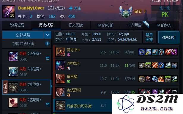 lol英雄联盟查询战绩