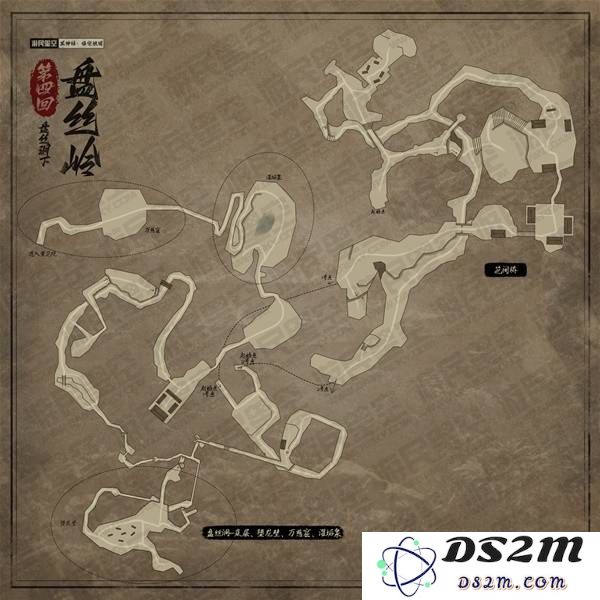 《黑神话悟空》盘丝岭地图一览 盘丝洞地图怎么走：探索神秘之路，发现未知之景！