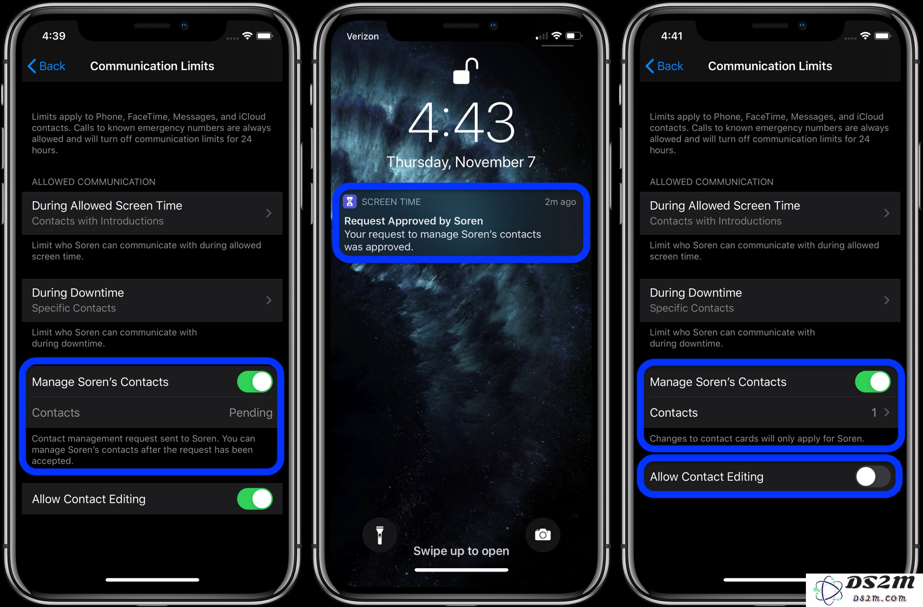 iOS 13.3 小技巧：如何通过「屏幕使用时间」管理孩子的短信、电话？