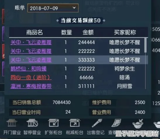 《逆水寒》交易行赚钱-端午特辑-微信小程序-跨平台联机-天赋加点方案
