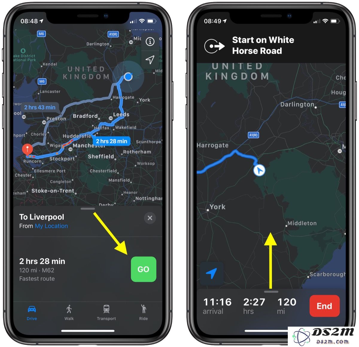 如何在 iPhone 的「地图」应用内快速分享你的预计到达时间给朋友和家人？