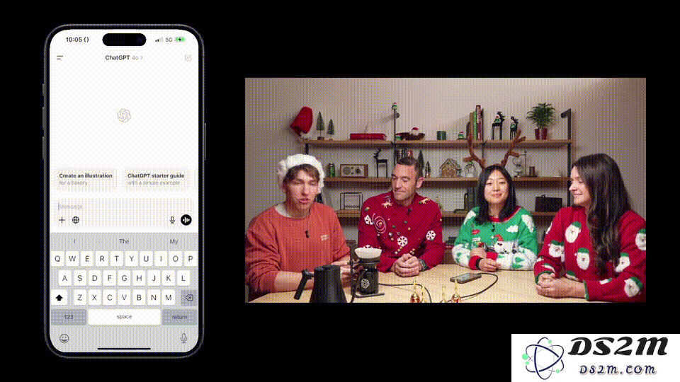 ChatGPT「睁眼」了！OpenAI版「Her」满血上线，还有圣诞限定彩蛋