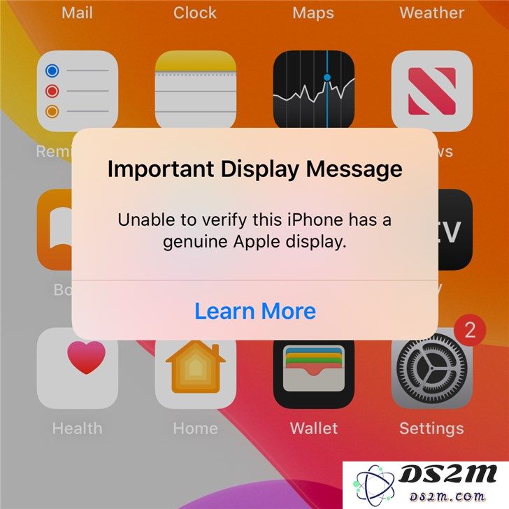 更换 iPhone 11 屏幕时若通过非正规渠道，将导致“原彩显示”功能无法使用