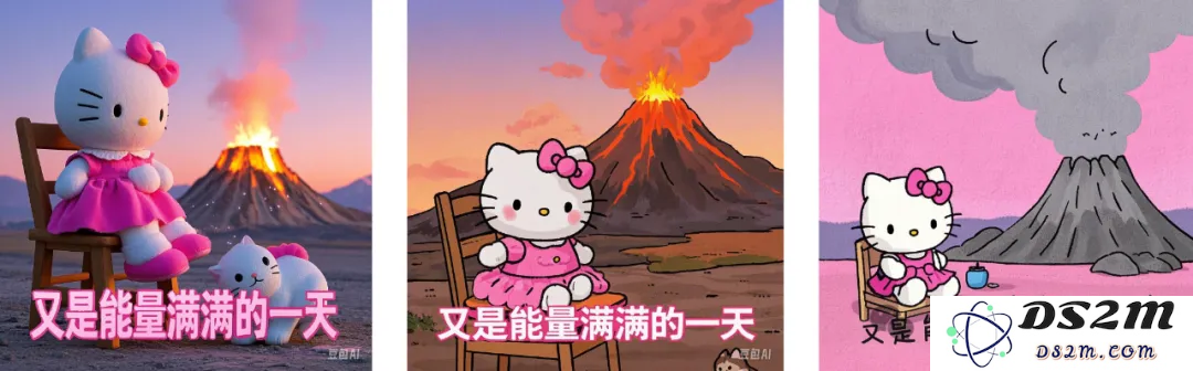 豆包学会“写字”了！秒出海报漫画表情包，运营神器get
