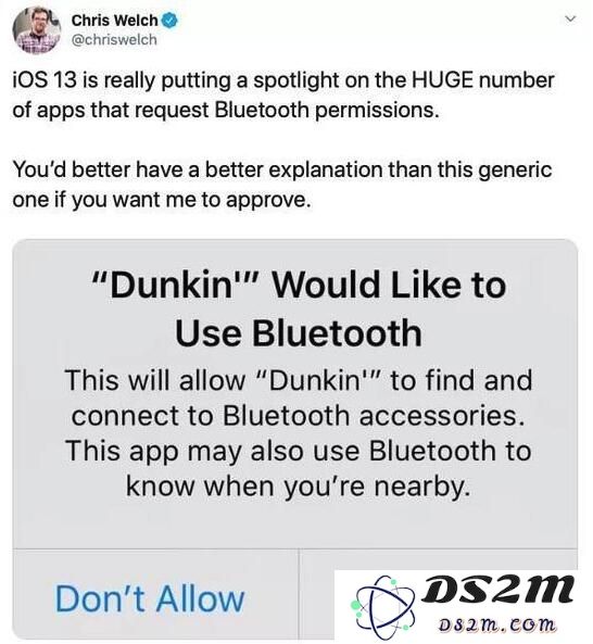 更新至 iOS 13 后，许多应用程序请求蓝牙权限的原因分析是什么？