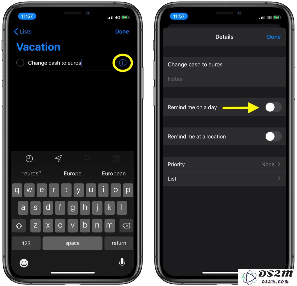 iOS 13 教程：如何在「提醒事项」中创建特定时间的提醒？