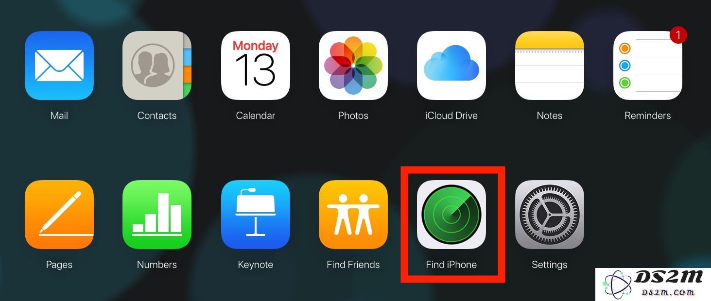如何在电脑上使用「查找我的 iPhone」功能确认设备位置？