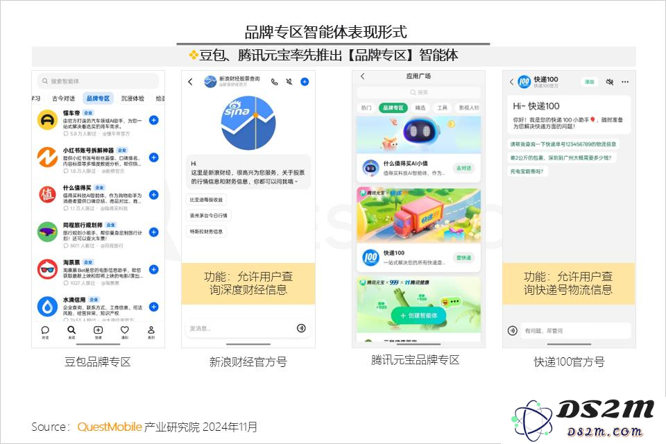QuestMobile 2024年AI智能体市场发展观察：“三端”AI爆发，场景应用模式持续腾飞，智能体商业化启航