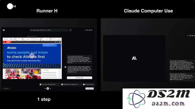 Claude傻眼了！Runner H硬刚上线，用速度告诉你啥叫未来！
