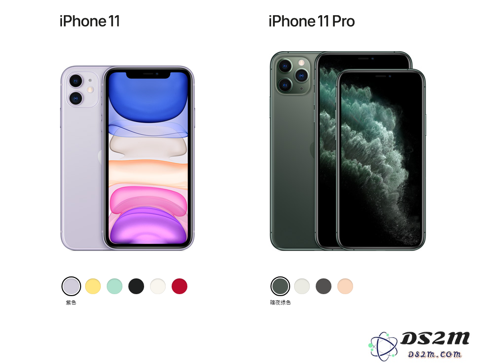 一图揭秘iPhone 11和iPhone 11 Pro之间的相似之处与区别，助你快速了解这两款手机的特点