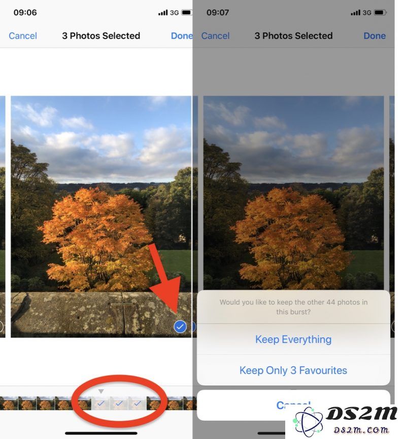如何在 iPhone 和 iPad 上拍摄连拍照片？如何保存单张照片？