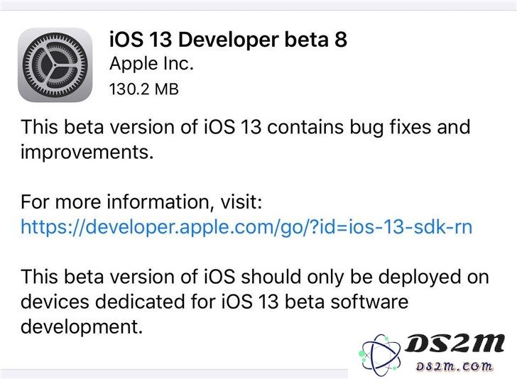 iOS 13 Beta 8更新亮点详解以及一步步教你如何升级到最新版本