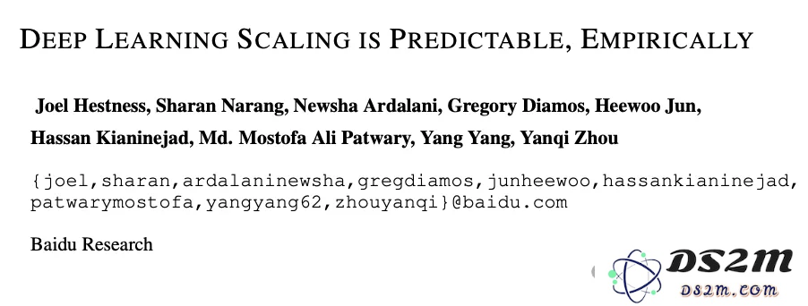 Scaling Law百度最早提出？！OpenAI/Claude都受它启发，Ilya出现在致谢名单中