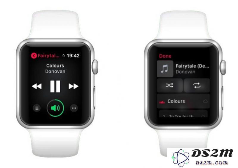 如何在 Apple Watch 上使用收听音乐？