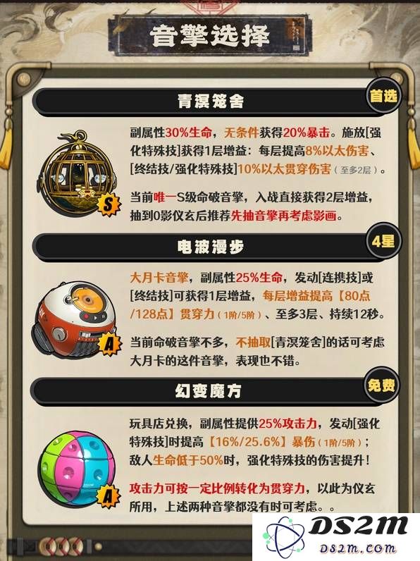 《绝区零》仪玄音擎选择推荐 仪玄用什么音擎：探索极致游戏体验与音擎魅力