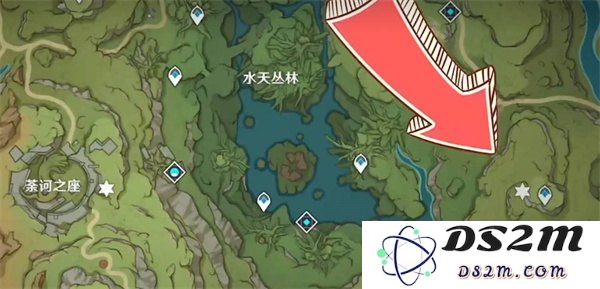 原神地灵龛离月位置在哪里