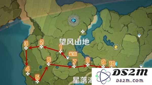 原神游戏中落落莓的具体分布位置和采集指南