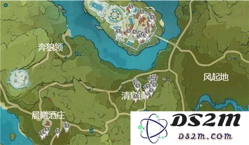 原神慕风蘑菇位置地图