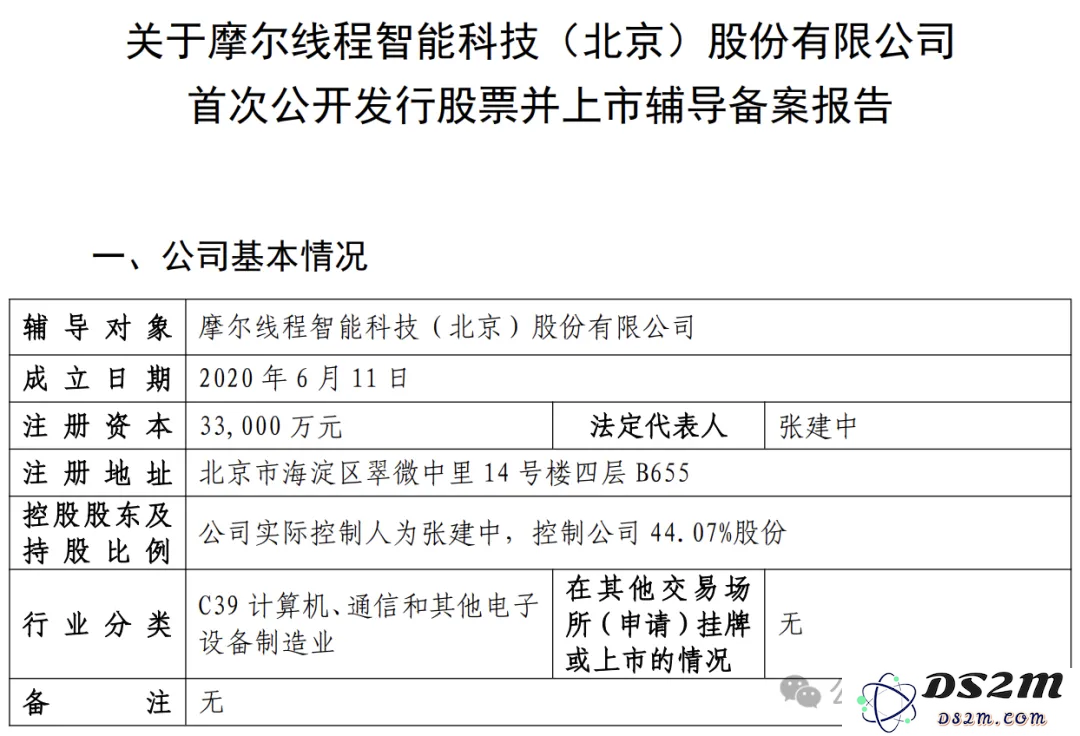 摩尔线程冲刺IPO：国产GPU，英伟达中国一把手打造，估值已超255亿
