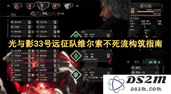 光与影33号远征队维尔索不死流构建策略全面指南