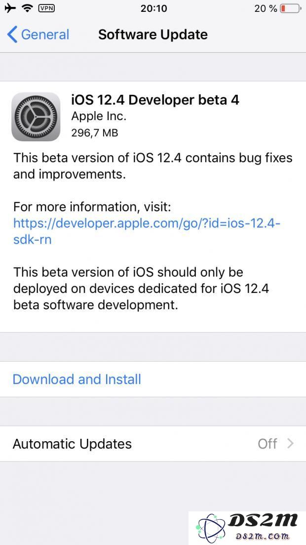 iOS 12.4 beta 4 的更新内容解析，用户是否应该选择进行此次更新？