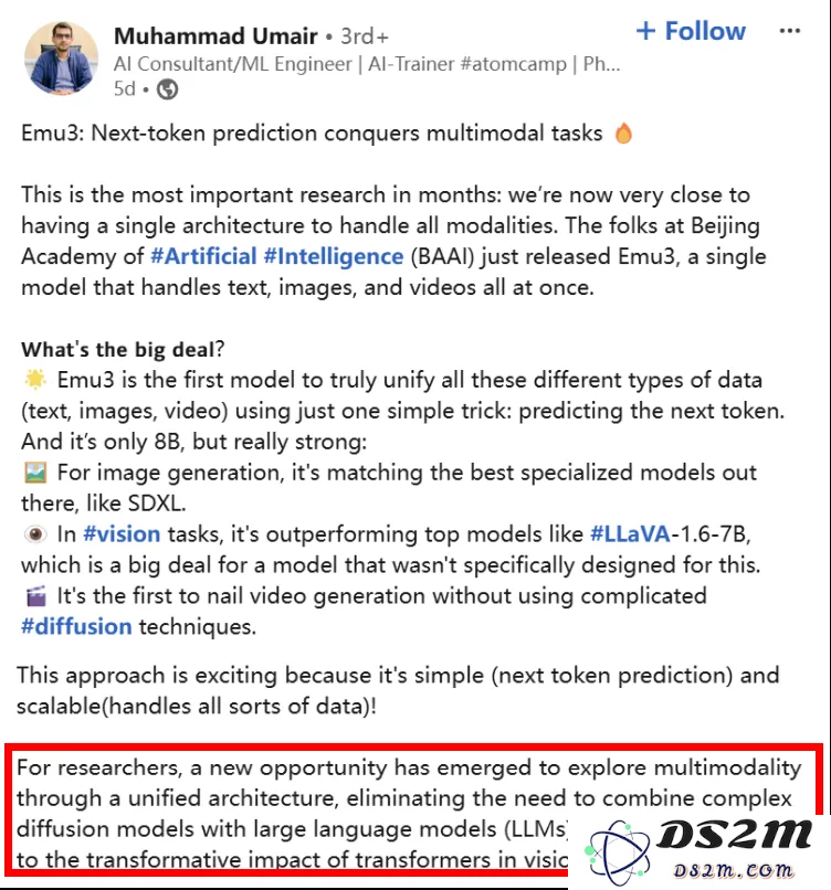 视频、图像、文本，只需基于下一个Token预测：智源Emu3发布，验证多模态模型新范式