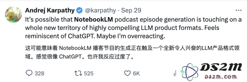 一键生成自然逼真的播客，谷歌NotebookLM爆火，前OpenAI科学家称点亮AI新交互范式